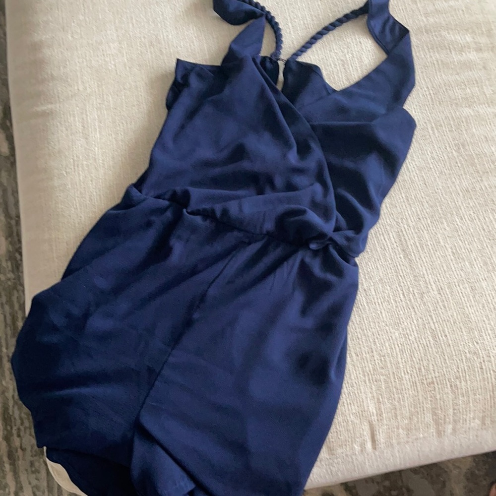 Navy romper
